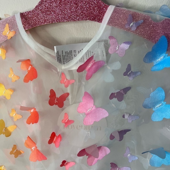 NWT iloveplum cutie coverup - butterfly size 1/2Y - Picture 3 of 6